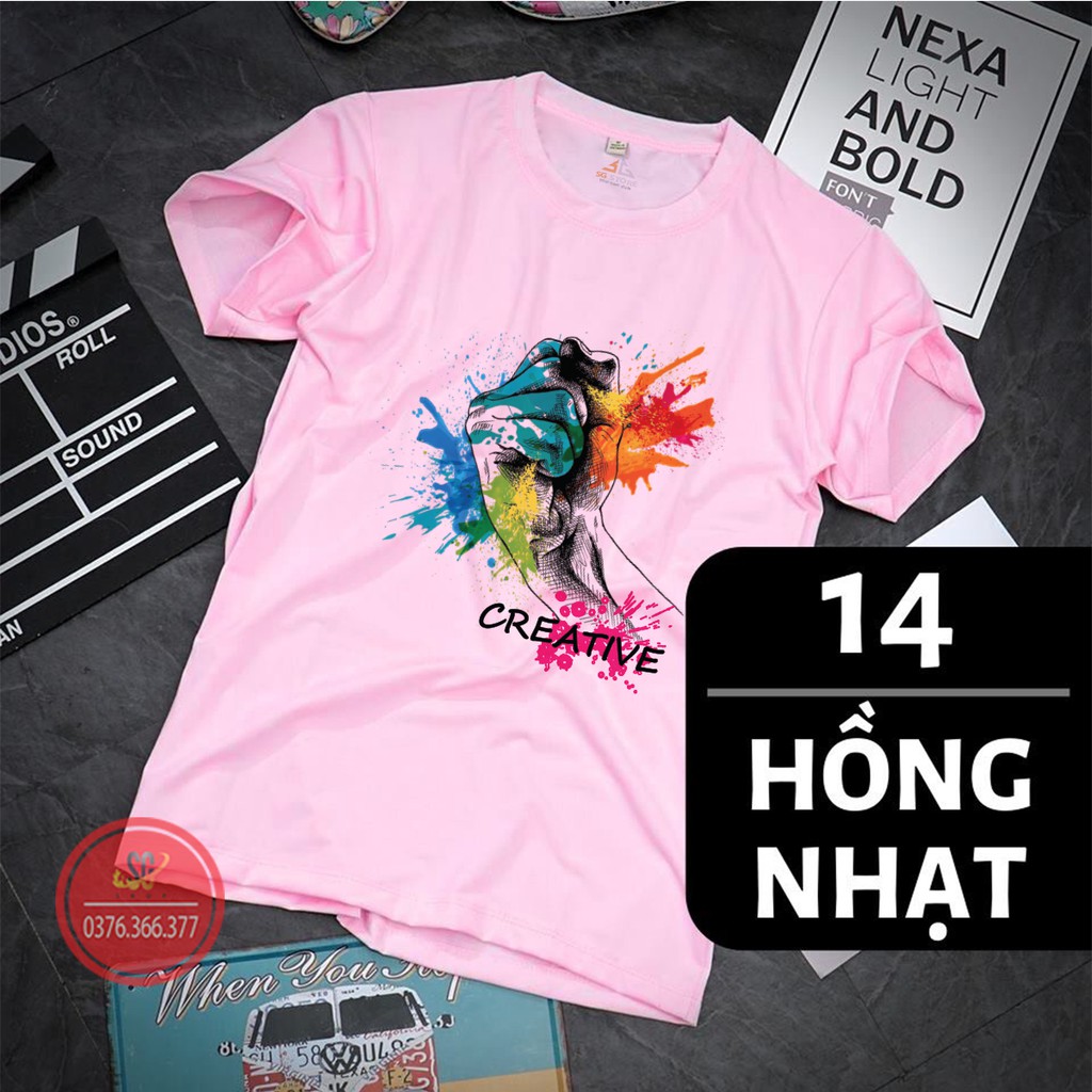 Áo thun hội nhóm CREATIVE độc đáo phông unisex nam nữ thun cotton mềm mịn nhiều màu ANL1002 | DONGPHUCSG