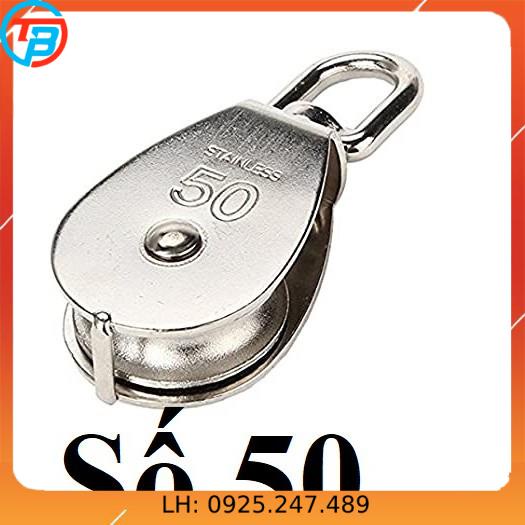 Ròng rọc INOX 304 số 50 CÁP THÉP Thái Bình VinàN
