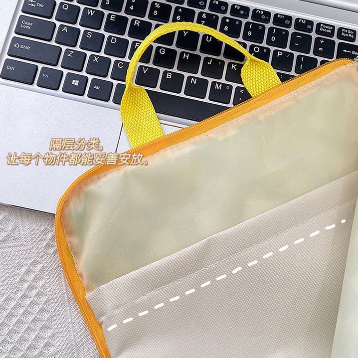 Túi Đựng Ipad - Laptop Xách Tay Họa Tiết Caro Cá Tính
