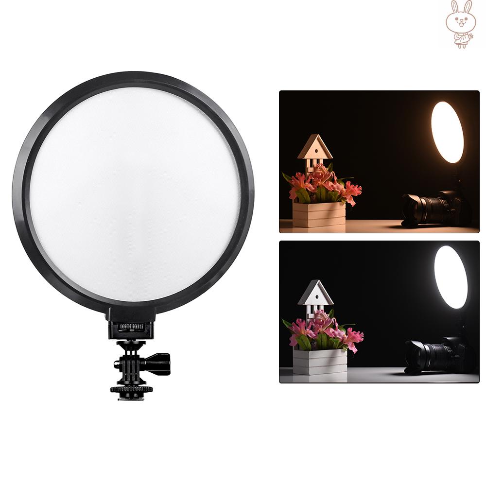 RD Viltrox VL-300T Professional Ultrathin Bi-Color Dimmable 7 Inch Circular LED Video Light 3300K-5600K CRI 95+ Max. Power 18W for Portrait Children Macro Still Life Photography