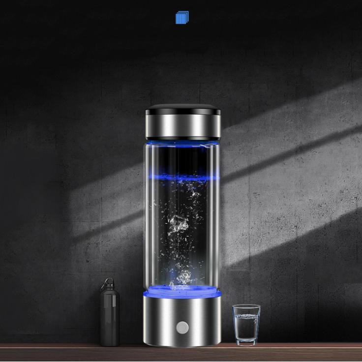 Bình giữ nhiệt ION hoá Hydrogen Cool Water 450ml 2 lớp thuỷ tinh làm lạnh - Home and Garden