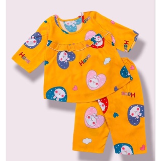 Bộ tole/lanh dài bé gái tole loại 1