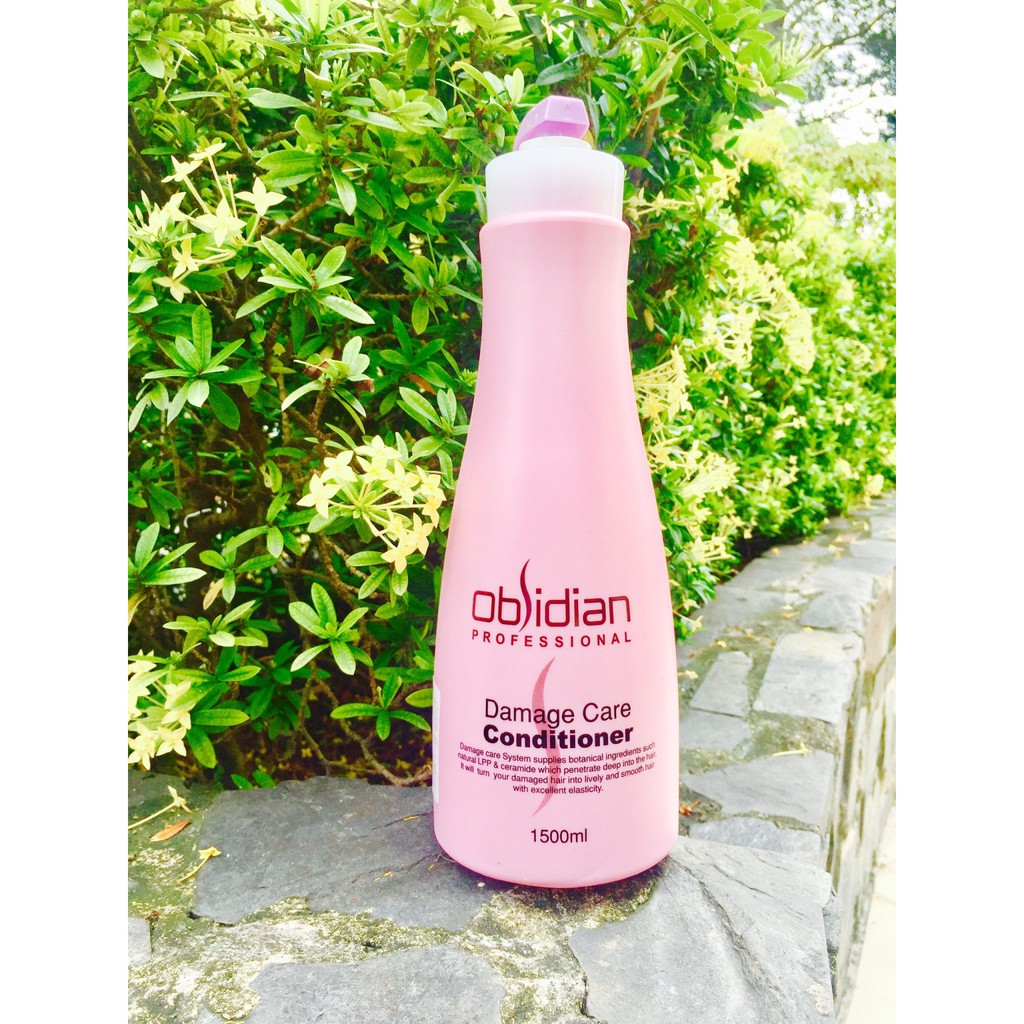 🇰🇷Obsidian-KOREA🇰🇷Dầu xả tái tạo tóc Obsidian Damage Care Conditioner 1500ml