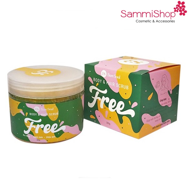  Muối tắm cho tóc và cơ thể Free body & hair scrub