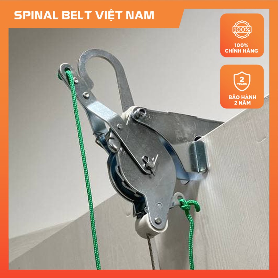 (Đai Dạng Treo Kết Hợp Gắn Cửa) Dây Đai Kéo Giãn Cột Sống Cổ Spinal Belt Cho Người Thoái Hóa Cổ - Thoát Vị Cổ