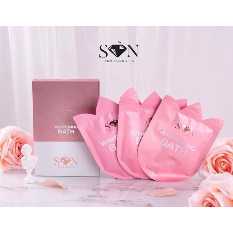 Set 3 Gói kem ủ trắng hoa hồng Chính hãng