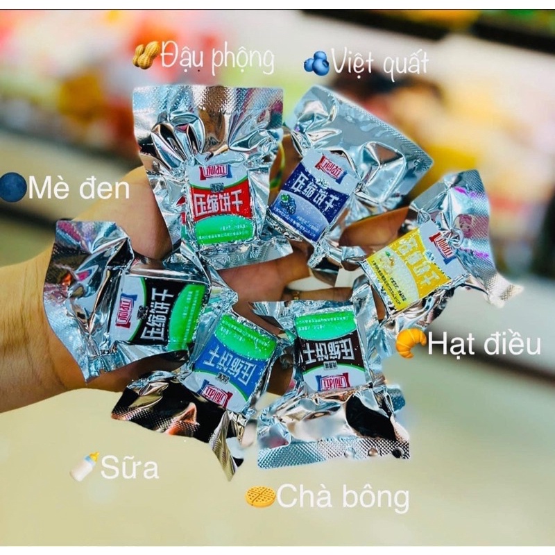500G LƯƠNG KHÔ MINI MIX VỊ (36 cái)
