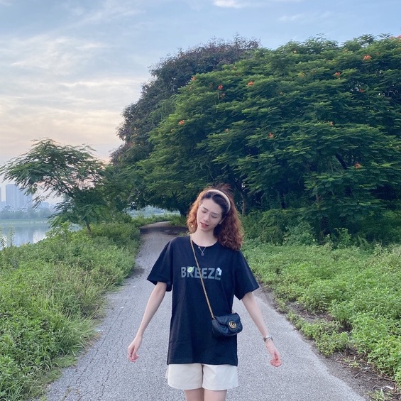 Áo thun tay lỡ BREZEE chất liệu cotton HotTrend 2022 GU22VN