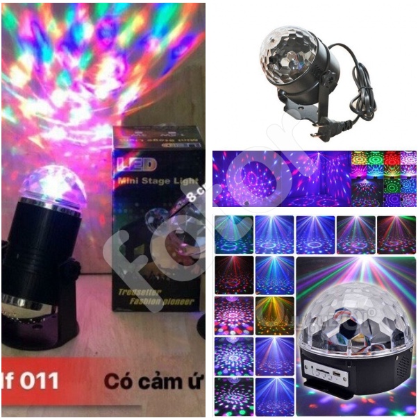 ĐÈN LED VŨ TRƯỜNG XOAY CẢM ỨNG THEO NHẠC