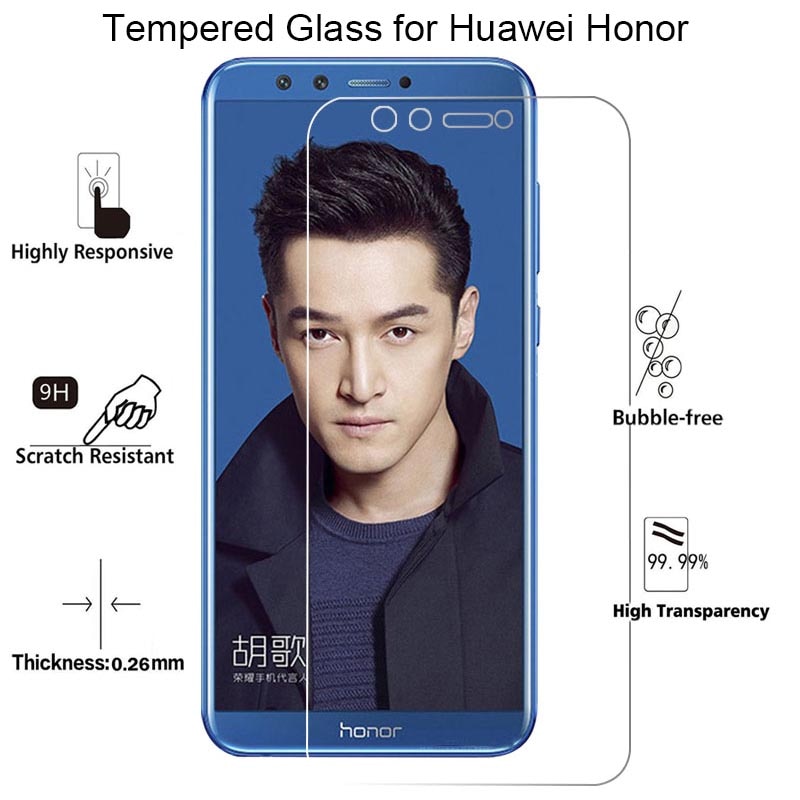 Kính cường lực dán bảo vệ màn hình dành cho Huawei Honor 7 8 Pro 7S Honor 10 Lite V9 Play View 10 Honor 9 Lite