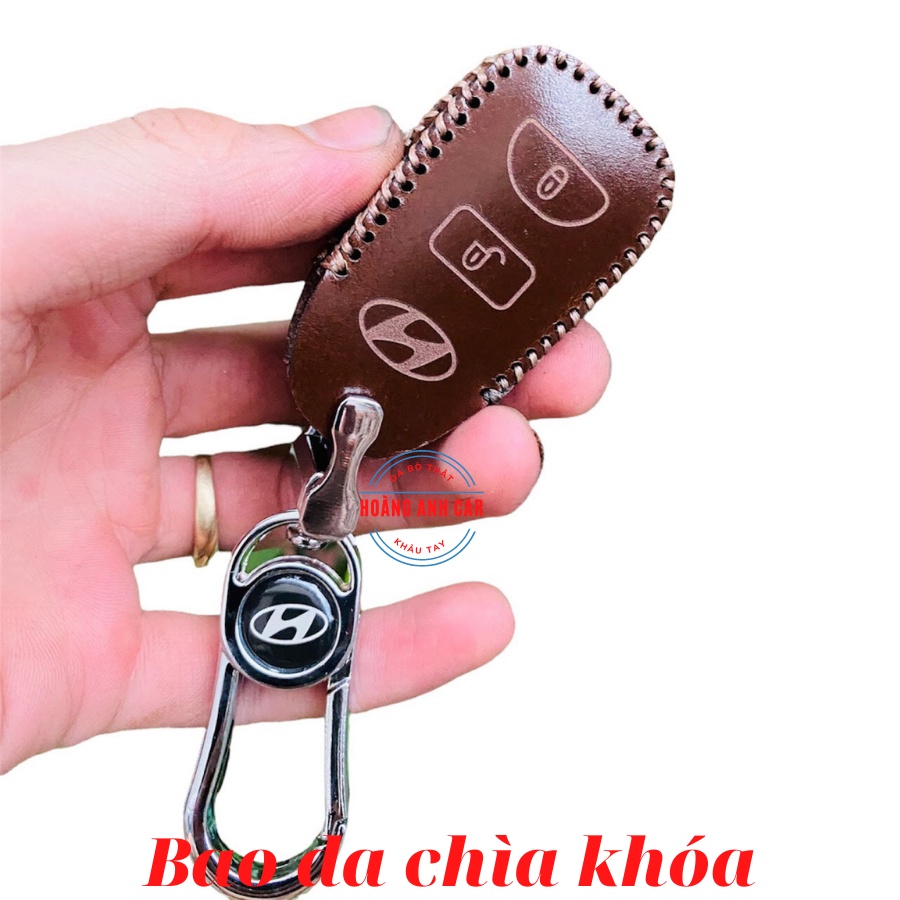 Bao Da Chìa Khoá Hyundai Tucson, SantaFe, Starex 2006-2011, Avante