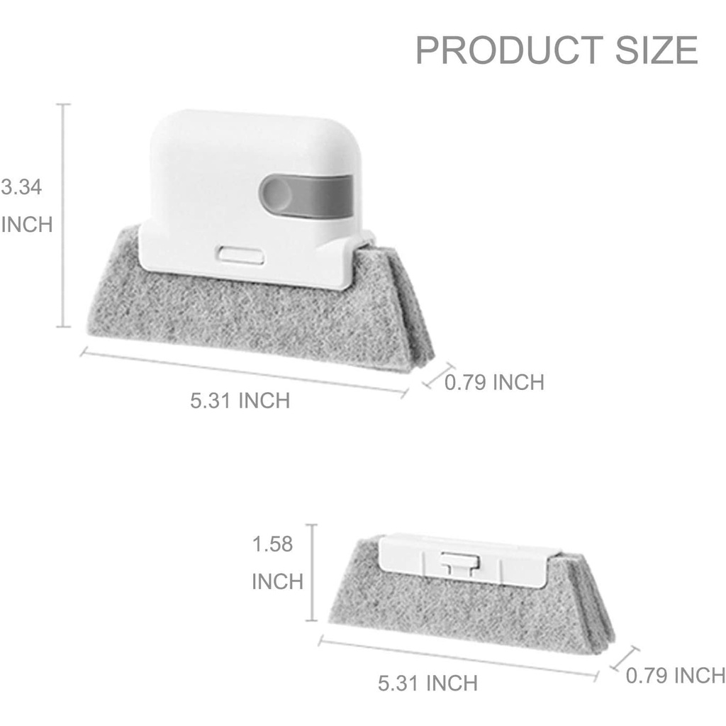 Bàn Chải Làm Sạch Rãnh Cửa Sổ 2 Trong 1