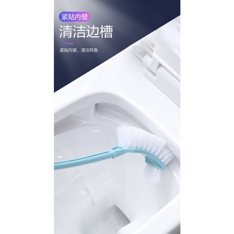 Cọ Vệ Sinh Toilet Cán Dài Hai Mặt Tiện Lợi