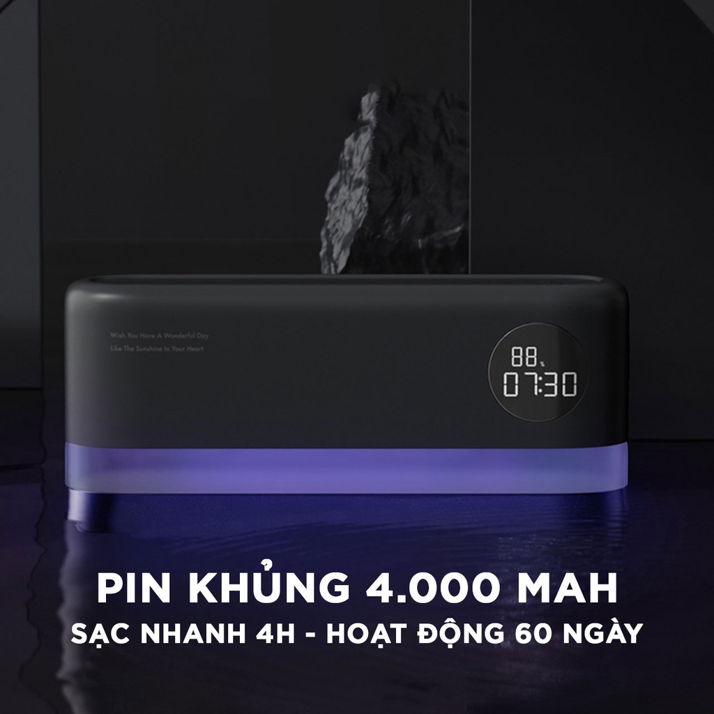 [DIỆT 99,99% VI KHUẨN] Máy khử khuẩn Bàn chải đánh răng bằng tia cực tím UV + Tự động Sấy khô bàn chải | PIN SẠC