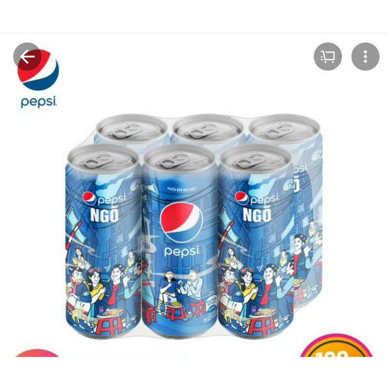 Pepsi Ngõ lon 245ml - Lốc - Thùng