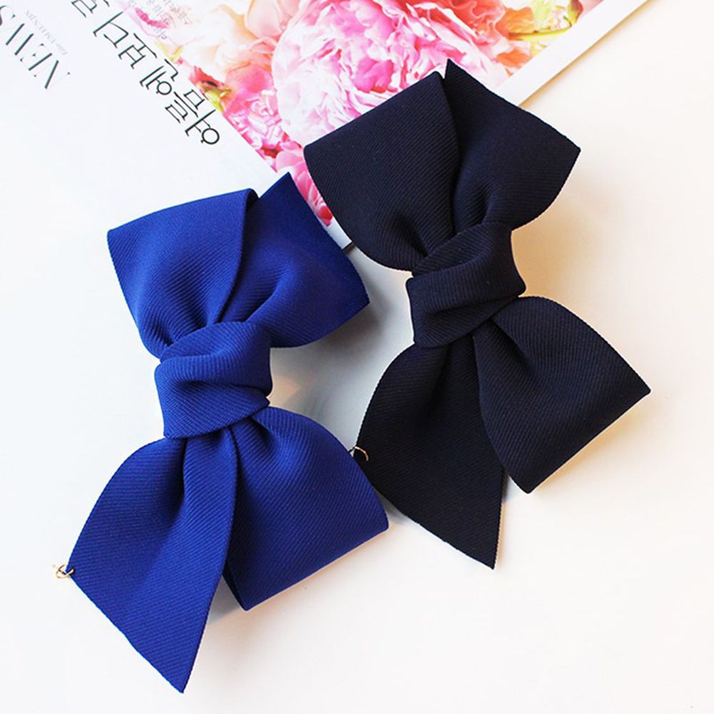 Kẹp tóc nơ bản to cho bé gái