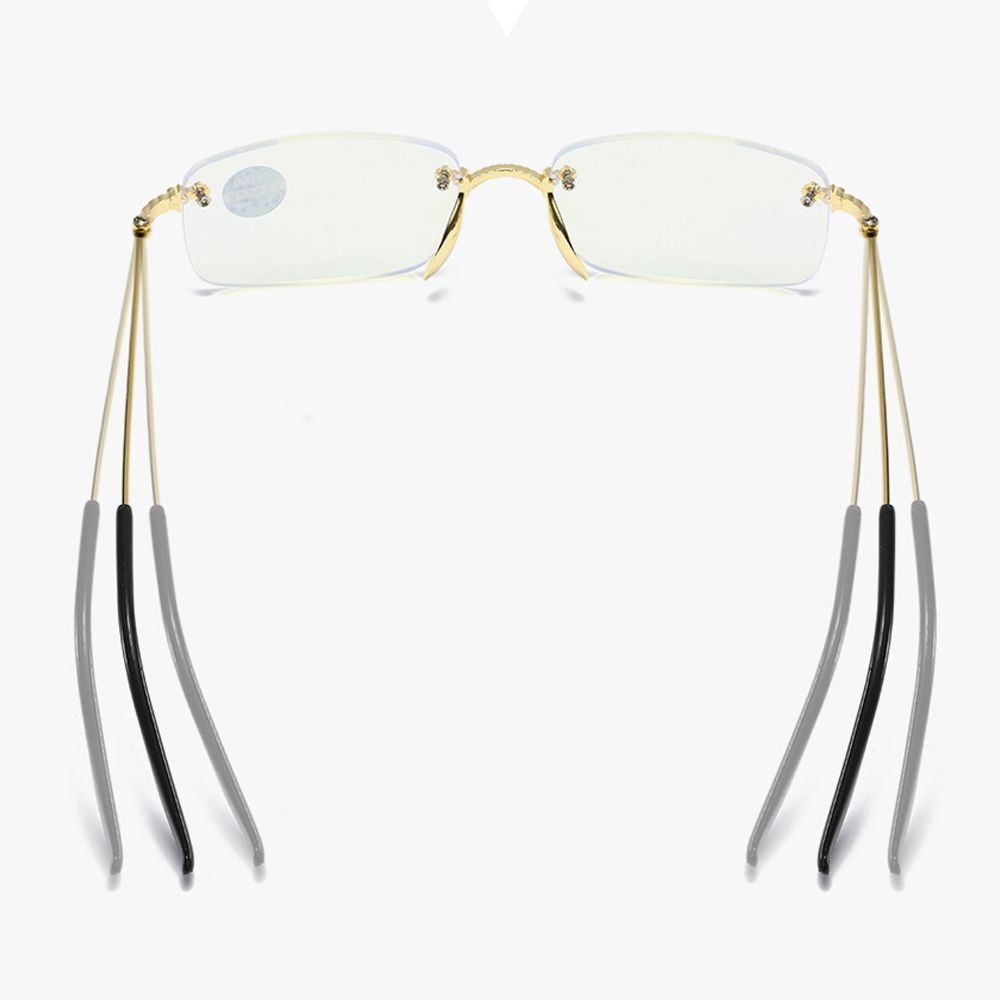 Mắt Kính Đọc Sách +1.0~4.0 Chống Ánh Sáng Xanh Nhỏ Gọn Thời Trang Cho Nam Và Nữ