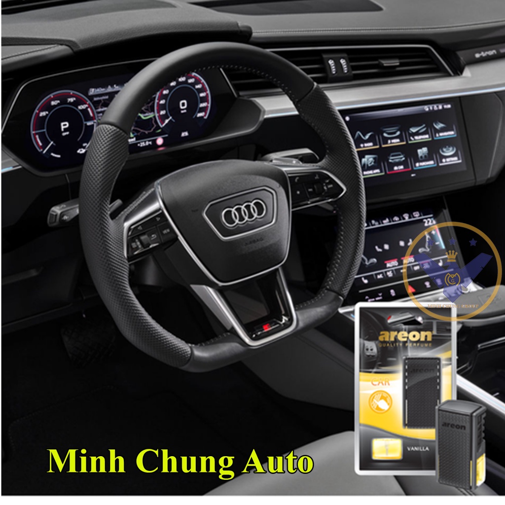 Nước hoa ô tô cao cấp chính hãng Areon kẹp cửa gió điều hòa hương Gold Sport Lux