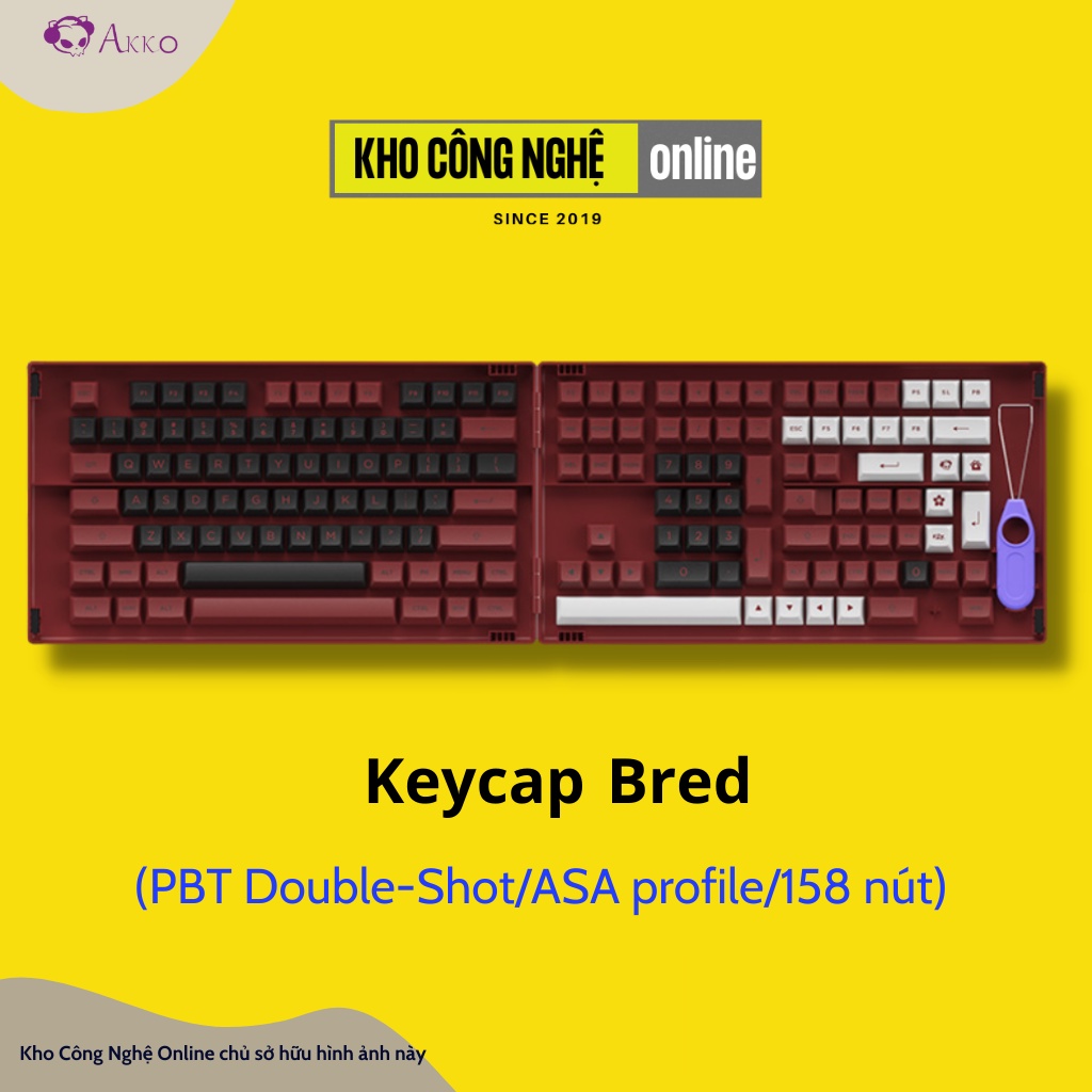 AKKO Keycap set – BRED