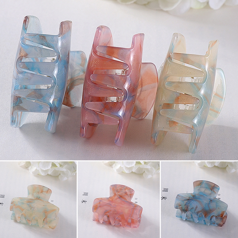 Kẹp Tóc Càng Cua Bằng Nhựa Acrylic