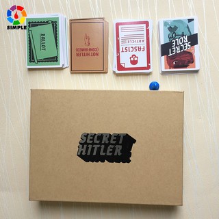 Board Game Secret Hitler kèm bộ bài mang tính nhập vai suy luận  bìa