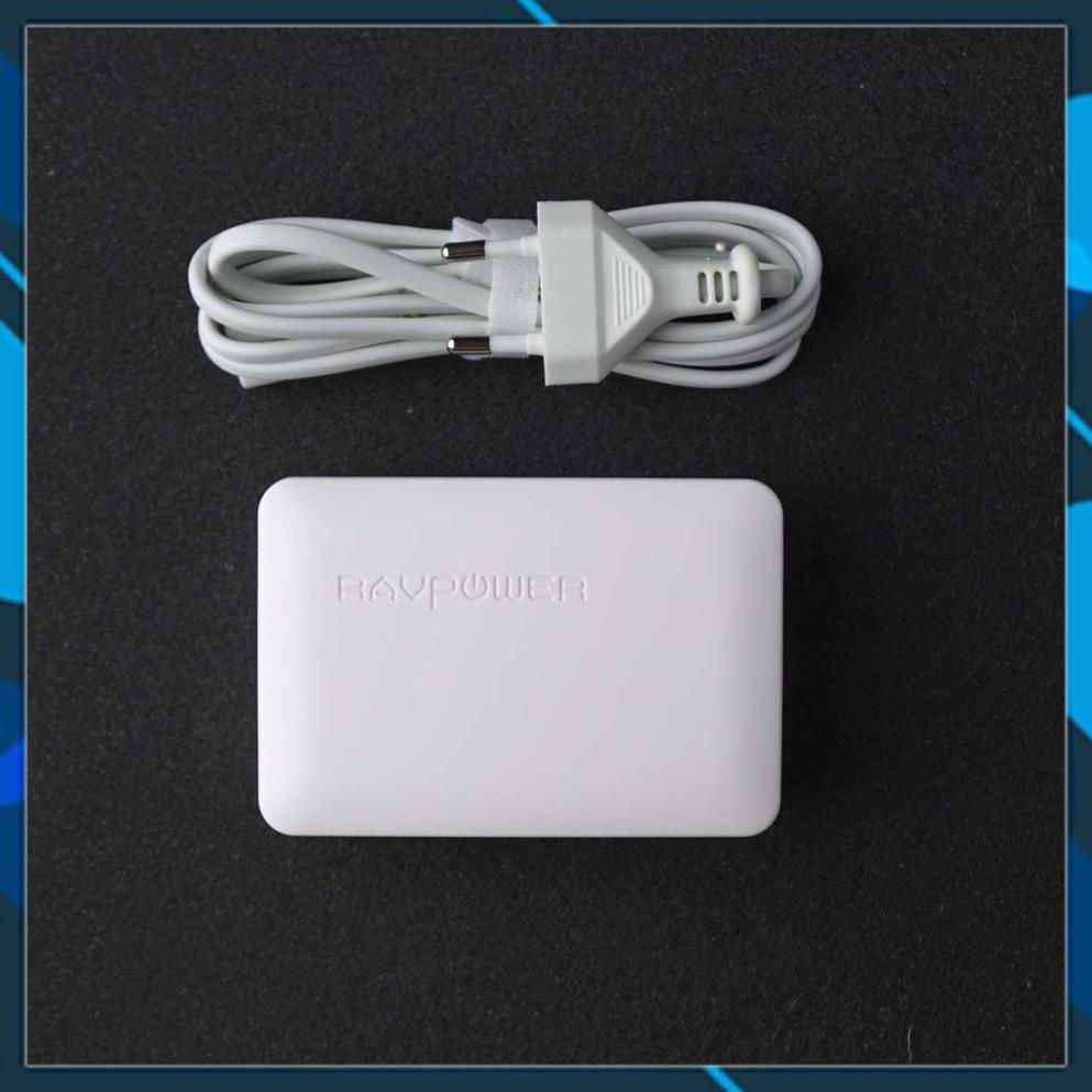 Bộ sạc RAVPower RP-PC029, 6 cổng USB, 60W, sạc nhanh QC 3.0