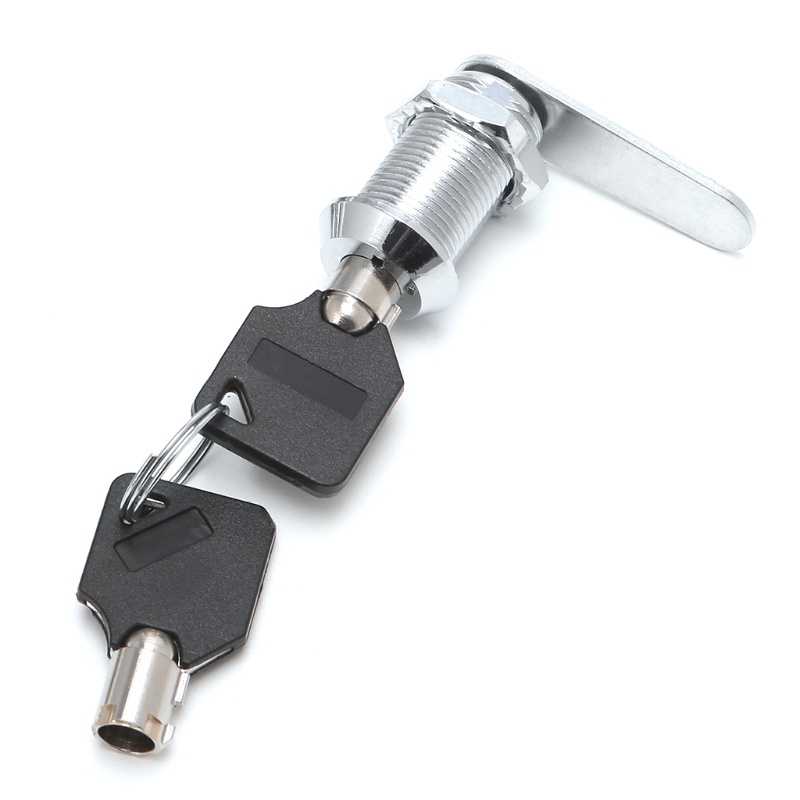 Bộ khóa cửa tủ ngăn kéo 16-30mm kèm 2 chìa khóa