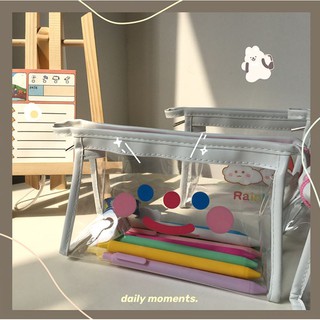 Bóp viết trong suốt Rainbow - Lamb - Poodle | BCB001