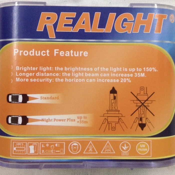 Bóng đèn halogen 9005 hb3 12v tăng sáng 150% chính hãng