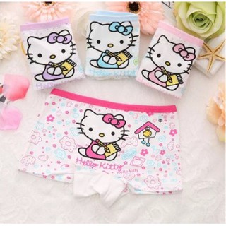 Sét 2 quần chip đùi cotton mẫu hello kitty cho bé Chất Cực Đáng Yêu Và mát mẻ
