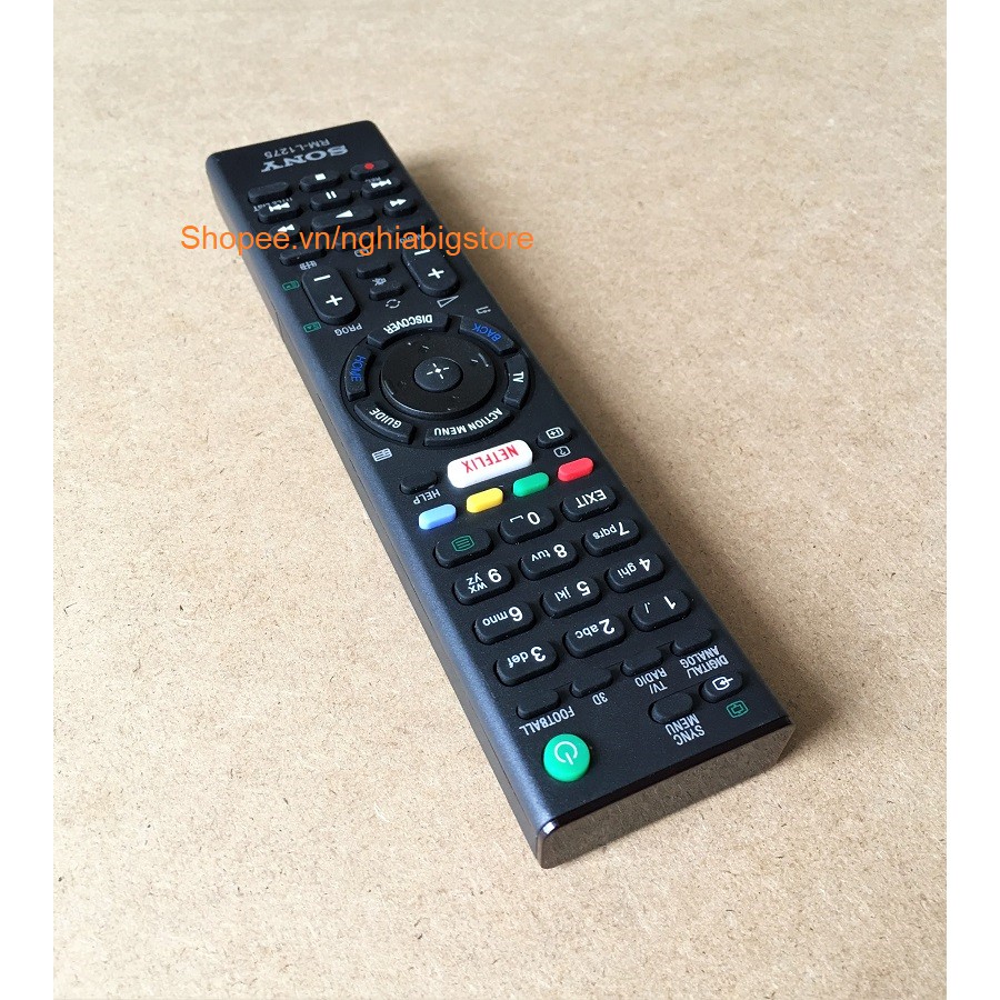 Remote Điều Khiển Tivi SONY, Internet Smart TV RM-L1275 Grade A Thay Thế RMT-TX102U, TX200E, TX200U