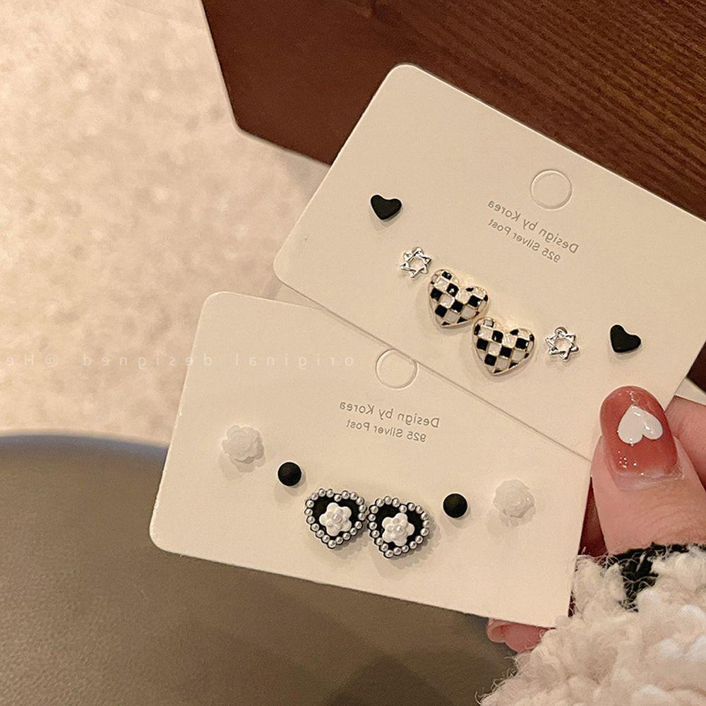 VANES1 Bông Tai Hình Hoa Nhiều Màu Sắc Ngọt Ngào Thời Trang Cho Nữ