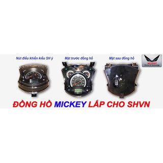 BỘ ĐẦU ĐÈN + ĐỒNG HỒ SH Ý