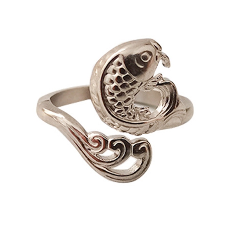 Nhẫn đeo tay kim loại hình chim công