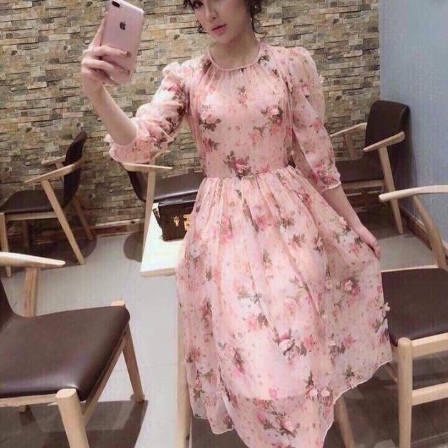 Đầm xòe tiểu thư sang chảnh