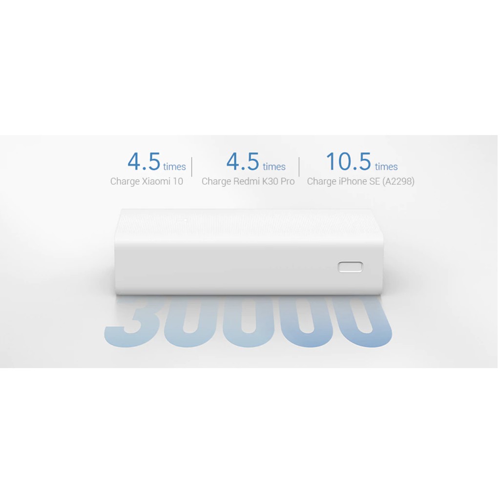 Pin sạc dự phòng 30000mAh Xiaomi gen 3 18W