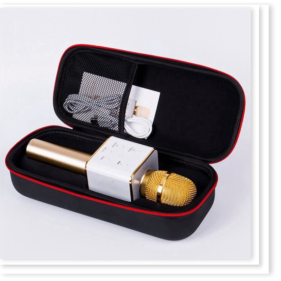 Micro Karaoke Kèm Loa Bluetooth Q7 - Hát Hay Giá Rẻ