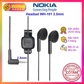 Tai nghe Nokia WH101 chân nhỏ 2.5mm hàng theo máy chính hãng đã qua sử dụng