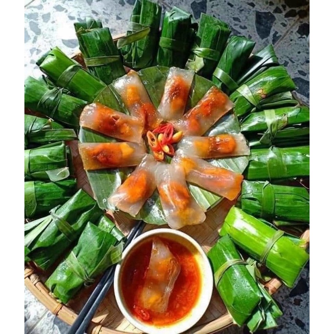 Bánh Bột Lọc Huế chưa hấp - Túi 20 bánh kèm nước chấm