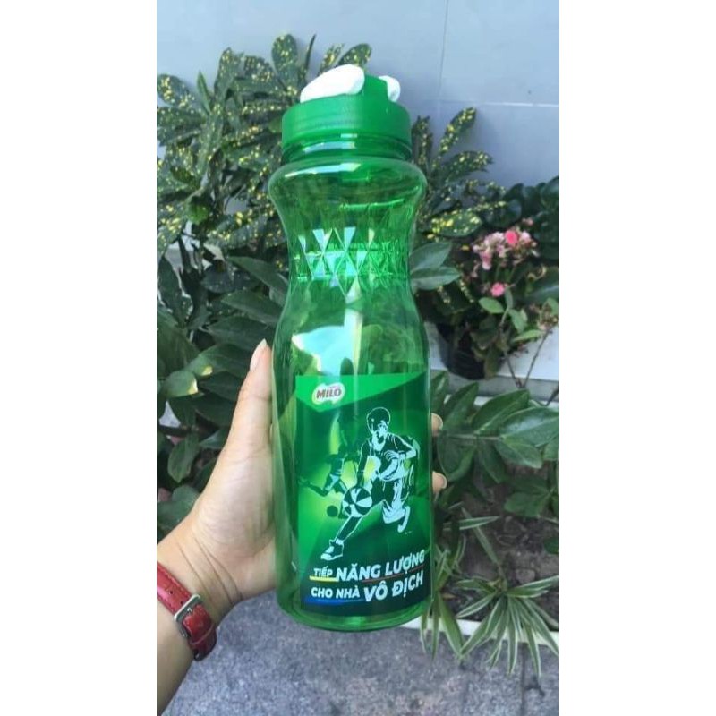 BÌNH NƯỚC NHỰA 1 LÍT HKM MILO