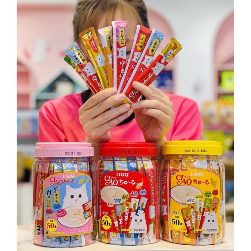 Súp Thưởng Cho Mèo Shizuka Ciao Churu Dạng Kem