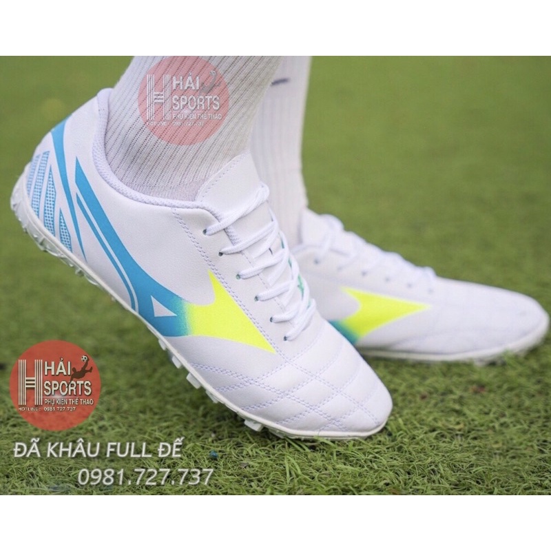 Giày đá bóng sân cỏ nhân tạo Mizuno Mới nhất 2022 -Tặng tất -Khâu đế 100% Giày đá banh sân cỏ nhân tạo ( Màu Trắng )