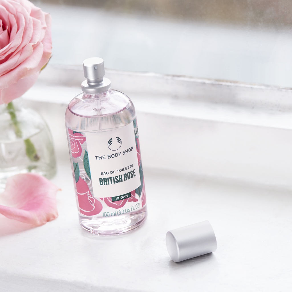[HSD 06/2024] Nước hoa The Body Shop British Rose Eau de Toilette 100ml