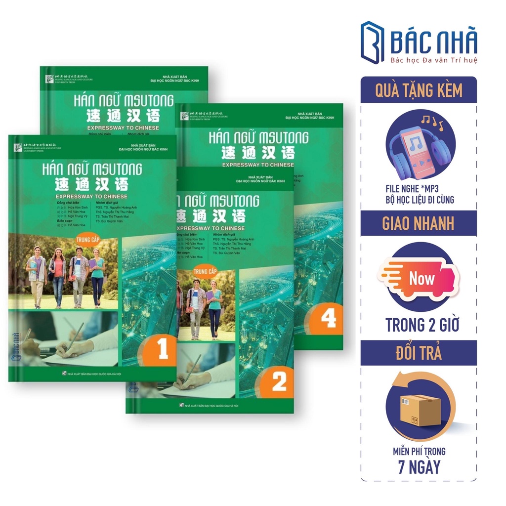 Sách học tiếng Trung MSUTONG trung cấp