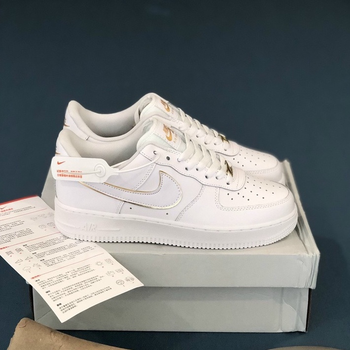 [ Thanh Lí ] Giày_Nike Air Force 1 White Gold - Giày Sneaker AF1 Nam Nữ Thể Thao Cổ Thấp Cao Cấp Full box + Bill