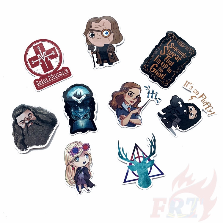 Set 53 miếng dán chủ đề Harry Potter trang trí tiện dụng