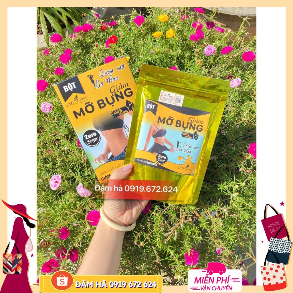 bột Giảm Mỡ Bụng Mị Hương - giảm cân mị hương sẵn