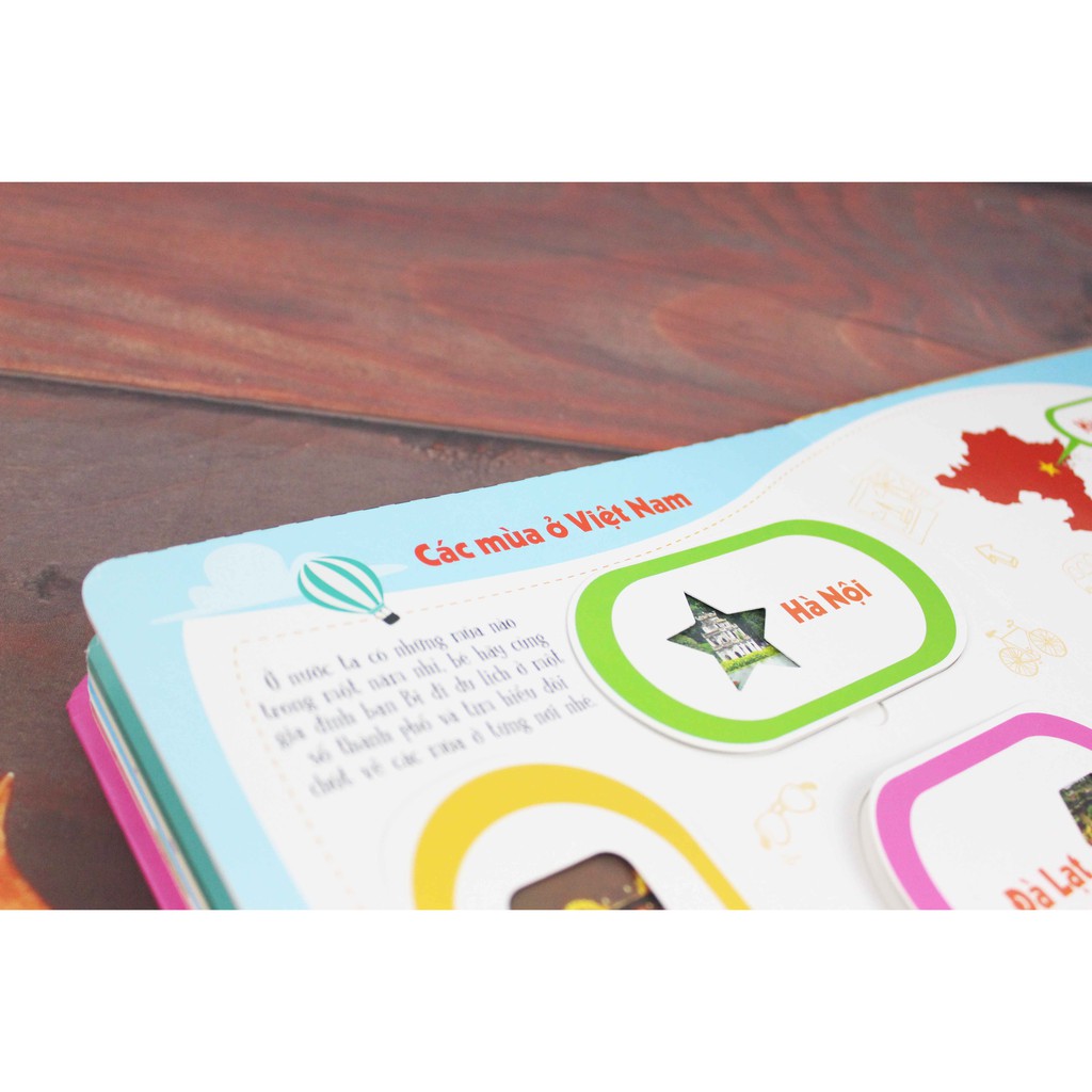 Sách tương tác - Lift-The-Flap-Lật mở khám phá - Seasons - Các mùa trong năm