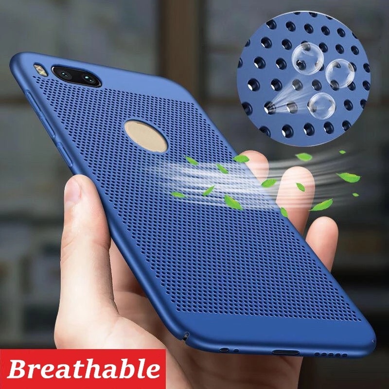 Ốp Điện Thoại Cứng Siêu Mỏng Dạng Lưới Tản Nhiệt Cho iPhone 5/5s/6/6s/6s Plus/7/7 Plus