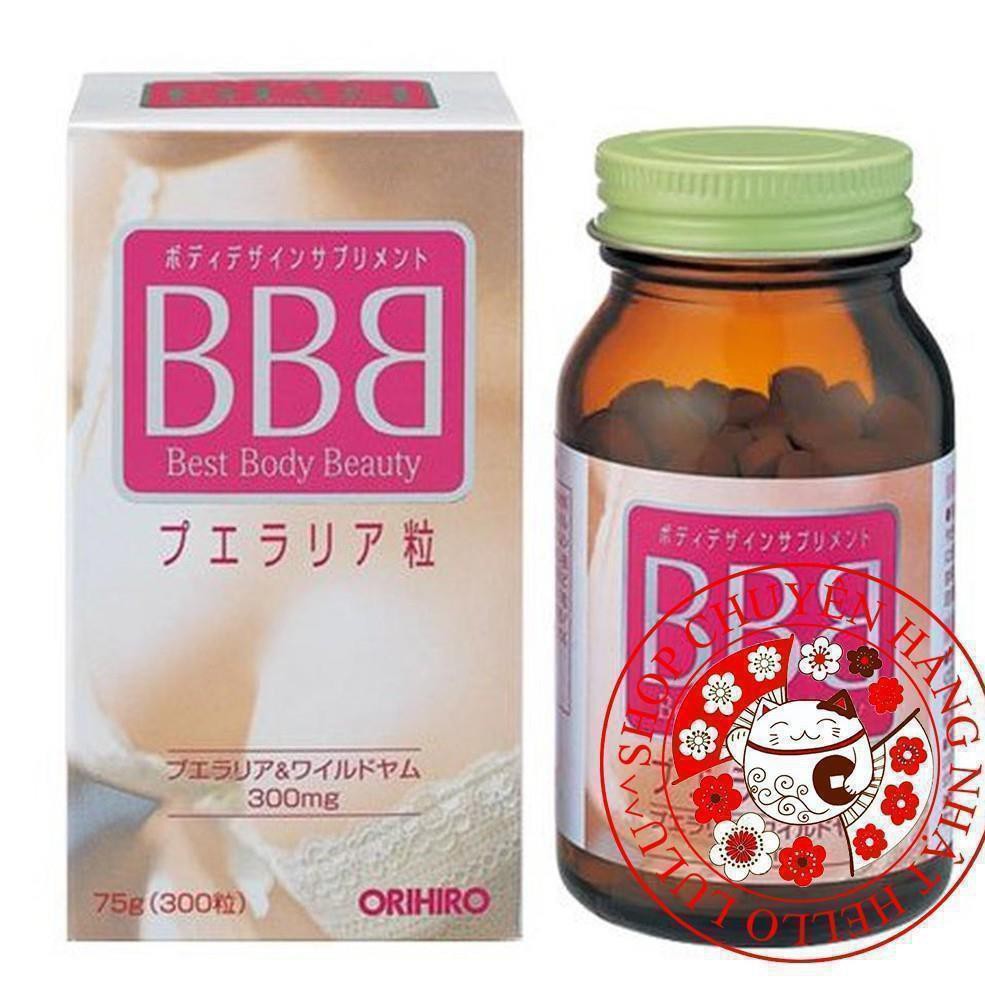 BBB (BEST BEAUTY BODY - ORIHIRO BB) - VIÊN UỐNG NỞ NGỰC SĂN CHẮC CHO PHÁI ĐẸP Nhật bản date 2021